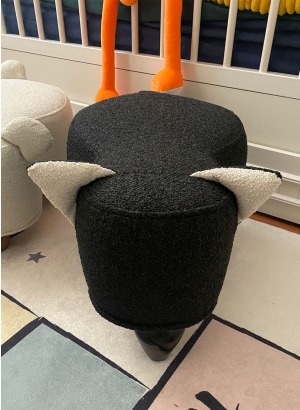 Altın Oranlı Kedi Puf | Çocuk Odaları İçin Özel Tasarım