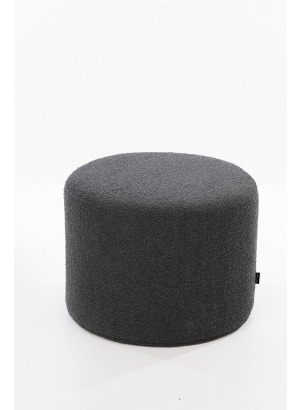 Antrasit Yuvarlak Puf Ø53 Yükseklik 42cm
