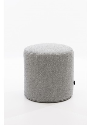 Gri Yuvarlak Puf Ø40 Yükseklik 42cm