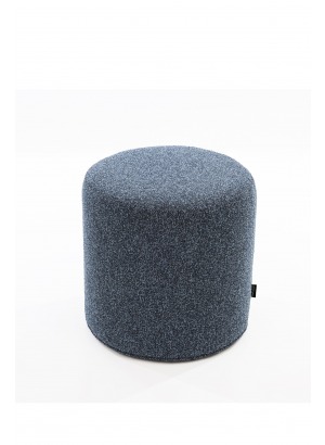 Mavi Yuvarlak Puf Ø40 Yükseklik 42cm