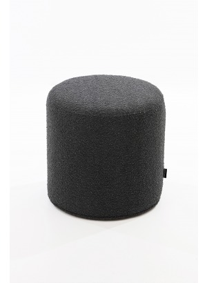Antrasit Yuvarlak Puf Ø40 Yükseklik 42cm