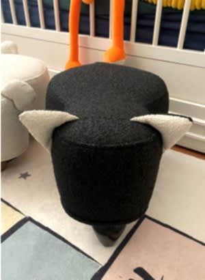 Altın Oranlı Kedi Puf | Çocuk Odaları İçin Özel Tasarım